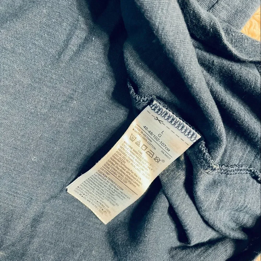 Banana Republic blue leaf